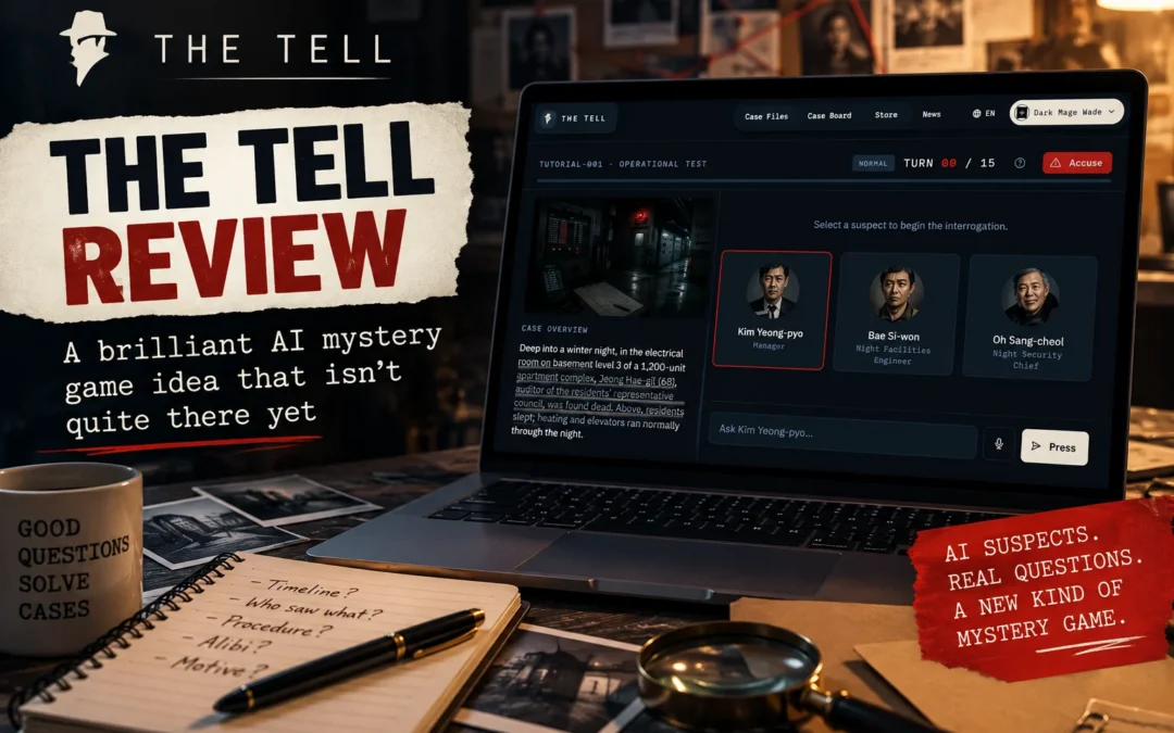 The Tell Review: A Brilliant AI Mystery Game Idea That Isn’t Quite There Yet